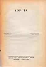 Sophia. Anno XVIII n. 2 Apr.-Giu. 1950