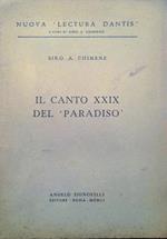 canto XXIX del Paradiso