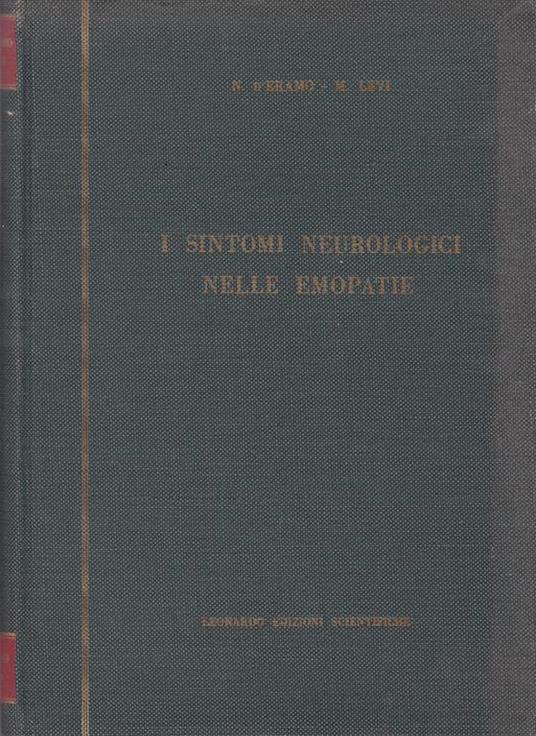 sintomi neurologici nelle ematopatie - Nello D'Eramo - copertina