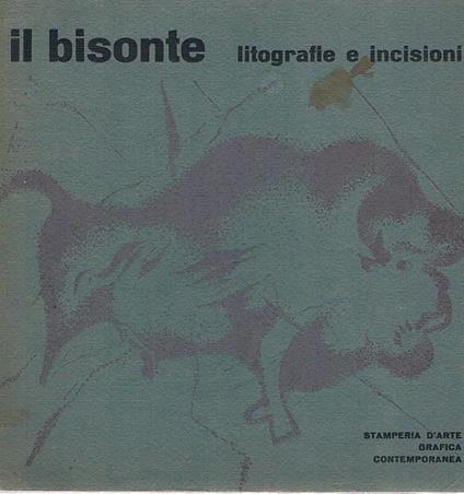 bisonte. Litografie e incisioni - Senza Autore - copertina