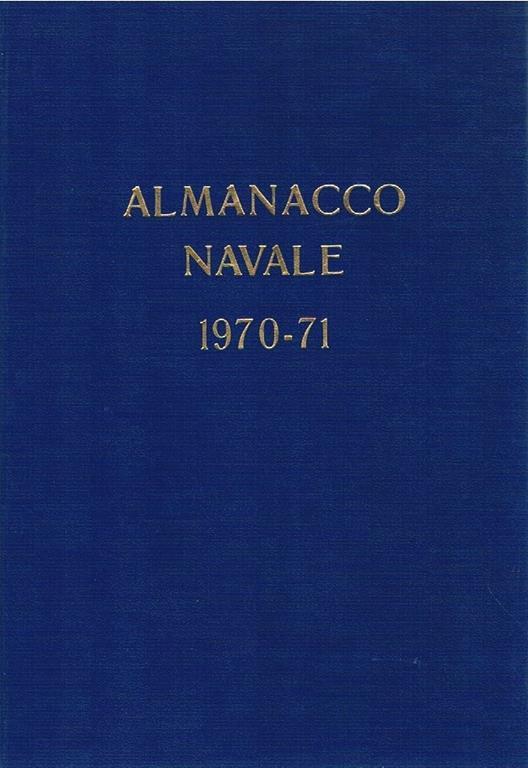 Almanacco navale 1970-71 - Giorgio Giorgerini - copertina