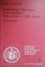 Introduzione alla logica come analitica della scienza e della storia