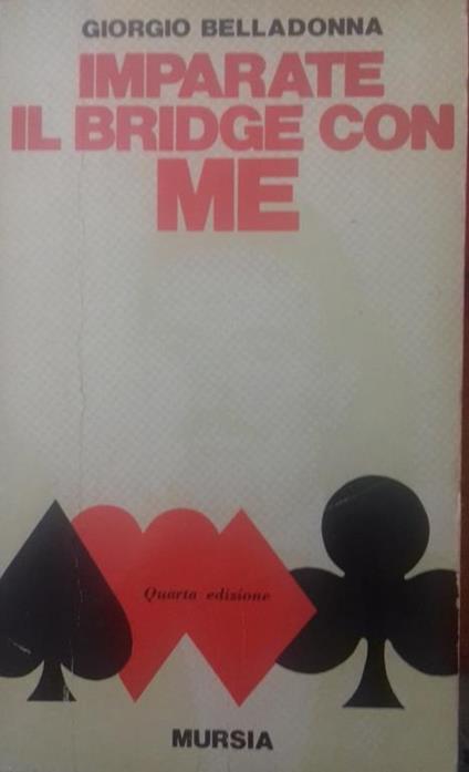 Imparate il Bridge con me - Giorgio Belladonna - copertina