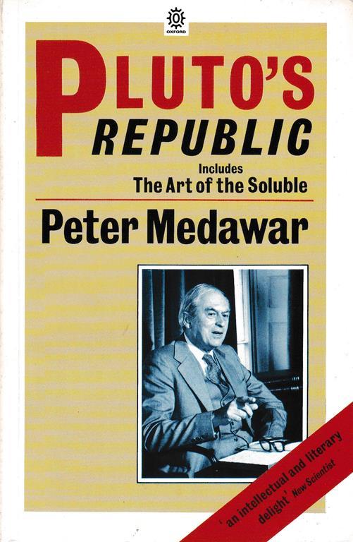 Plutòs Republic - Peter B. Medawar - copertina