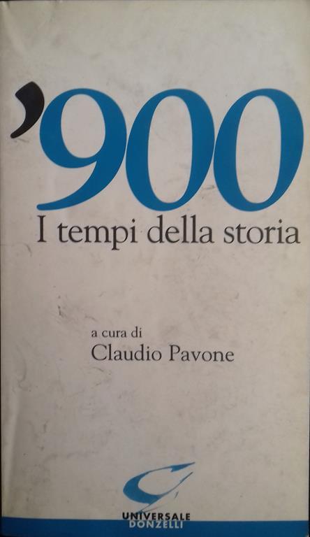 '900. I tempi della storia - Claudio Pavone - copertina