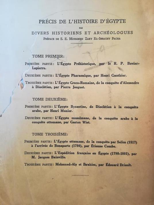 Précis de l'Histoire d'Egypte par divers historiens et archeologues. IV. Les Regnes de 'Abbas, de Sàid et d'Ismàil (1848-1879). Avec un aperçu de l'histoire du Canal de Suez - Angelo A. Sammarco - 2