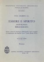 Essere e spirito. Antologia, Bibliografia