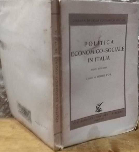 Politica economico-sociale in Italia - 2