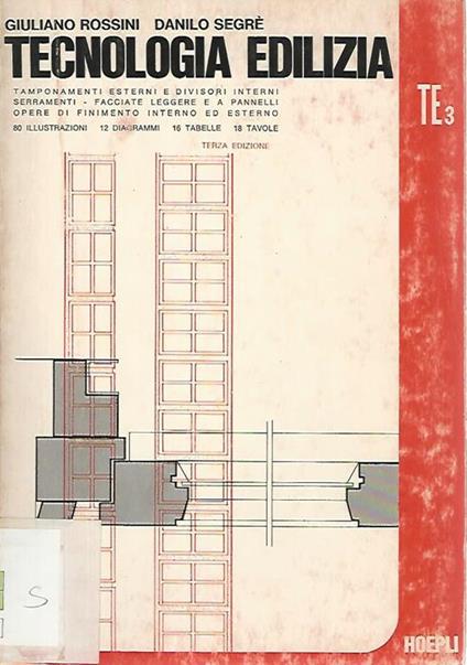 Tecnologia edilizia 3 - Giuliano Rossini - copertina