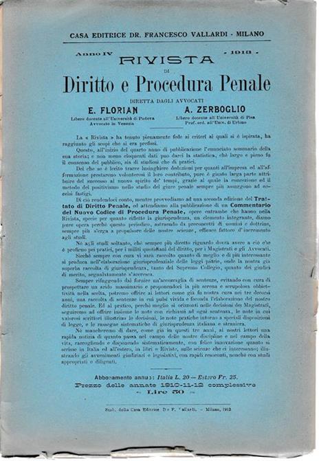 Commentario del Nuovo Codice di procedura penale. Puntata VII (da pag. 481 a pag. 560) - Eugenio Florian - 2
