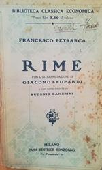 Rime. Con l'interpretazione di Giacomo Leopardi