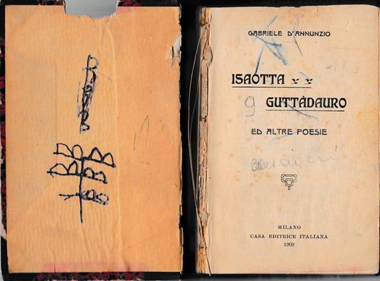 Isaotta Guttadauro ed altre poesie - Gabriele D'Annunzio - copertina