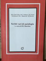 Scritti vari di sociologia