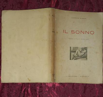 Il sonno - Agostino Rubino - copertina