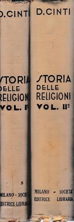 Storia delle religioni 2 volumi