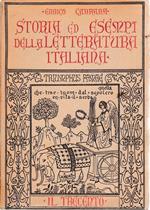 Storia ed esempi della letteratura italiana. Il trecento vol II°