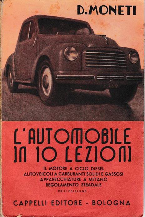 L' automobile in 10 lezioni - Moneti Domenico - copertina