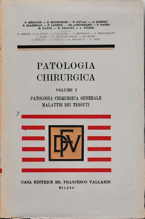 Patologia Chirurgica 6 volumi opera completa - copertina