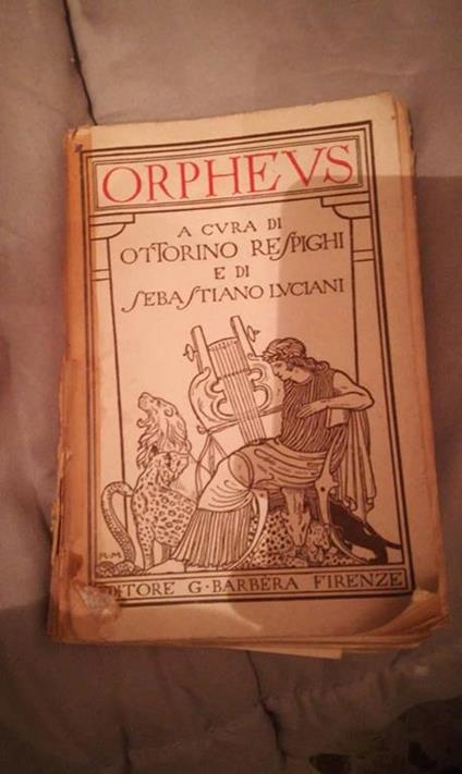 Orpheus: Iniziazione musicale storia della musica - Luciani S. Respighi Ottorino - copertina