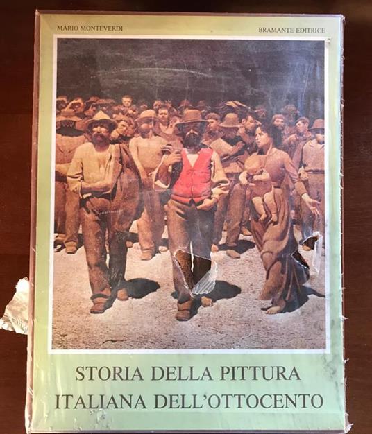 Storia della pittura italiana dell'800 - Mario Monteverdi - copertina