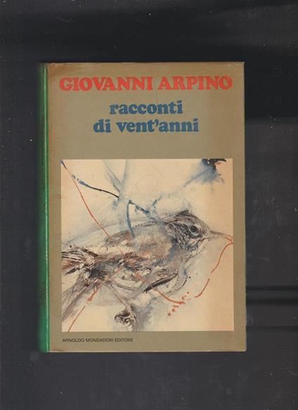 RACCONTI DI VENT'ANNI - Giovanni Arpino - copertina