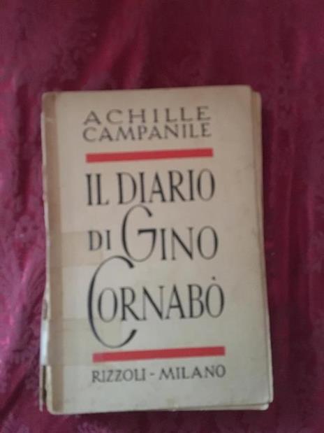 Il diario di Gino Cornabo’ - Achille Campanile - copertina