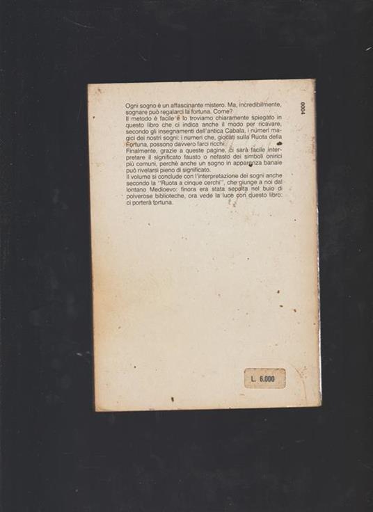 Il MANUALE PER INTERPRETARE I SOGNI E VINCERE AL LOTTO - Angela Toffoli - 2