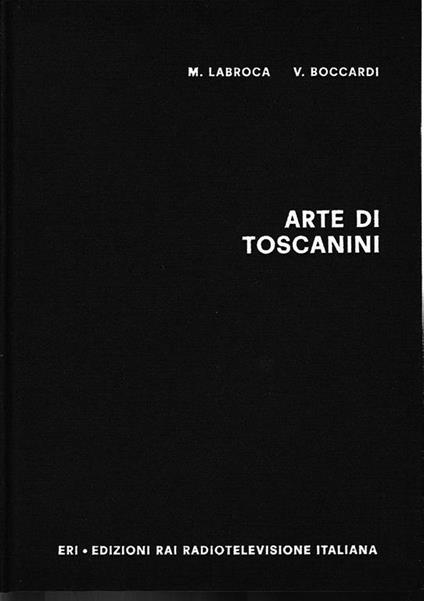 Arte di Toscanini - Mario Labroca - copertina