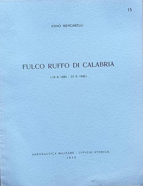 Fulco Ruffo Di Calabria - Igino Mencarelli - copertina
