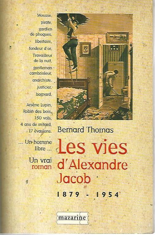 Les vies d'Alexandre Jacob - Bernard Thomas - copertina