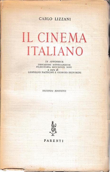 Il cinema Italiano - Carlo Lizzani - copertina