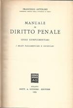 Manuale di diritto penale. Leggi complementari