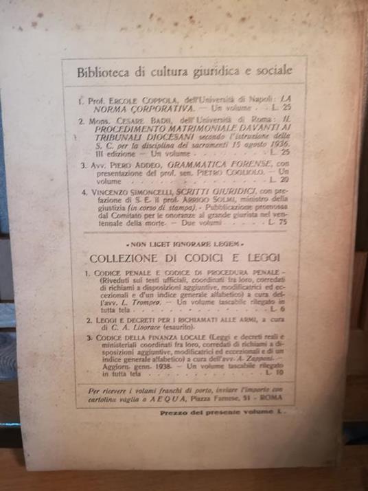 Grammatica forense - Piero Addeo - 2