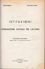 Istituzioni di legislazione sociale del lavoro