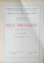 Libro quarto - delle Obbligazioni: Delle Obbligazioni, art. 1936-1959: fidejussone - mandato di credito