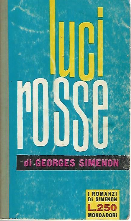 Luci rosse - Georges Simenon - copertina