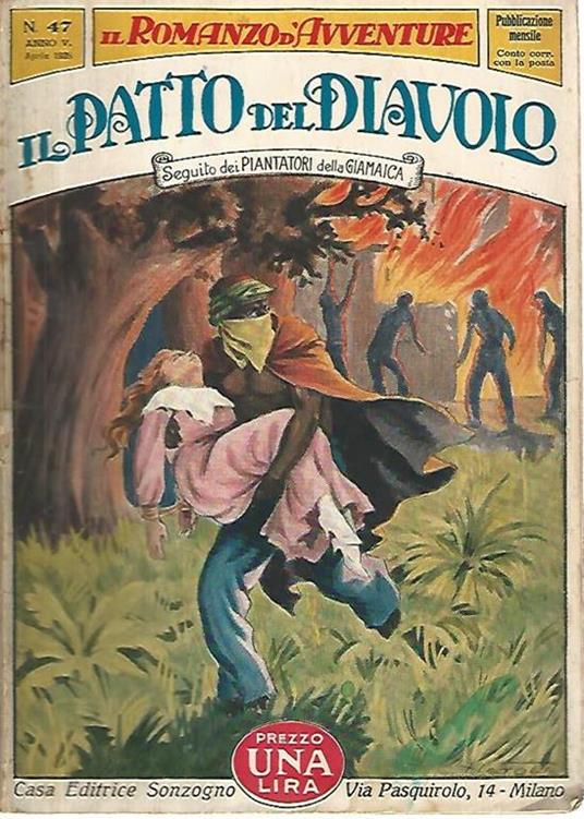 Il patto del diavolo - Mayne Reid - copertina