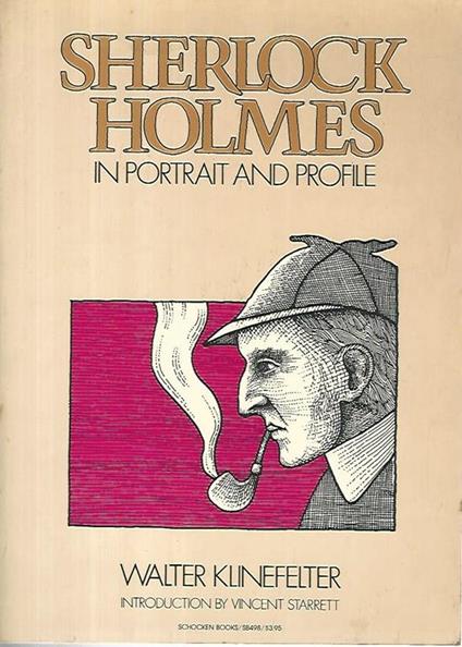 Sherlock Holmes in portrait and profile - Walter Klinefelter - copertina