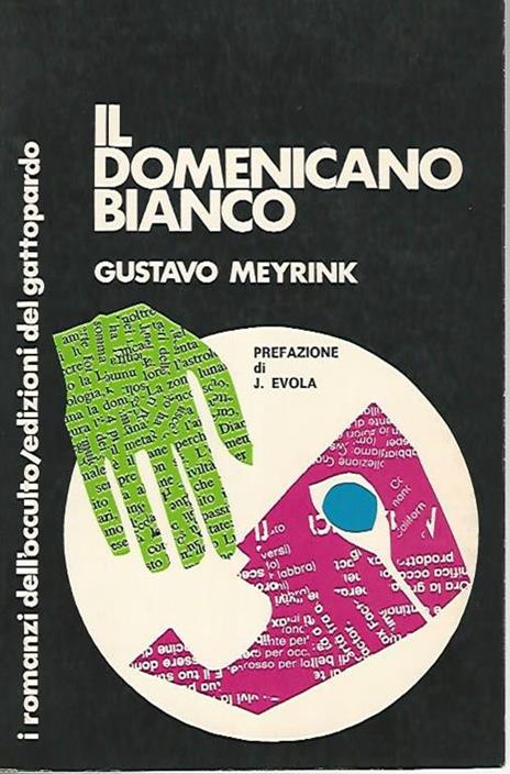 Il domenicano bianco - Gustavo Meyrink - copertina