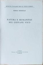 Natura e humanitas nel giovane Vico