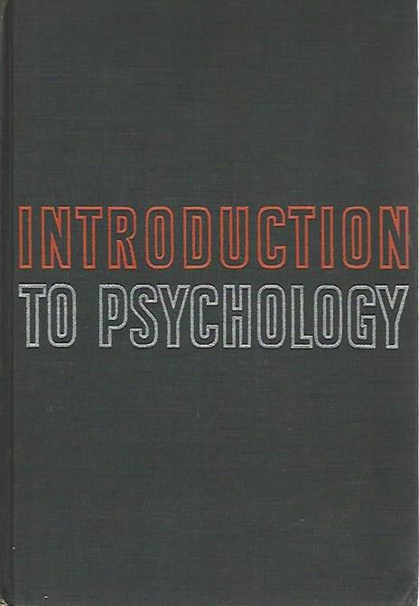 Introduction to psychology - Clifford T. Morgan - copertina