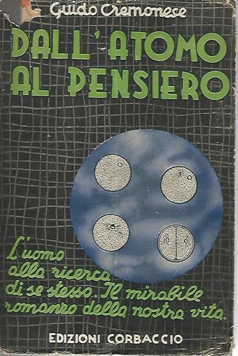 Dall'atomo al pensiero - Guido Cremonese - copertina