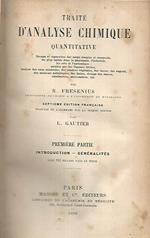 Traité d'analyse chimique quantitative