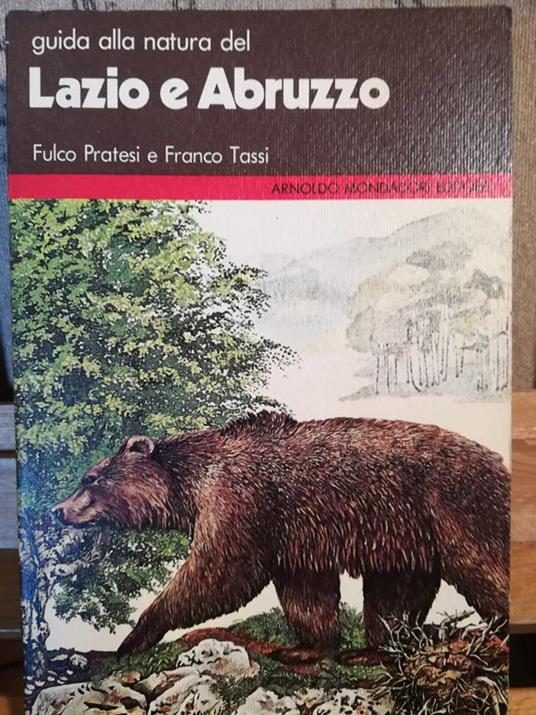 Guida alla natura di Lazio e Abruzzo - Fulco Pratesi - copertina