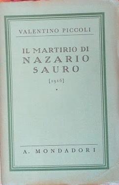 Il martirio di Nazario Sauro (1916) - Valentino Piccoli - copertina