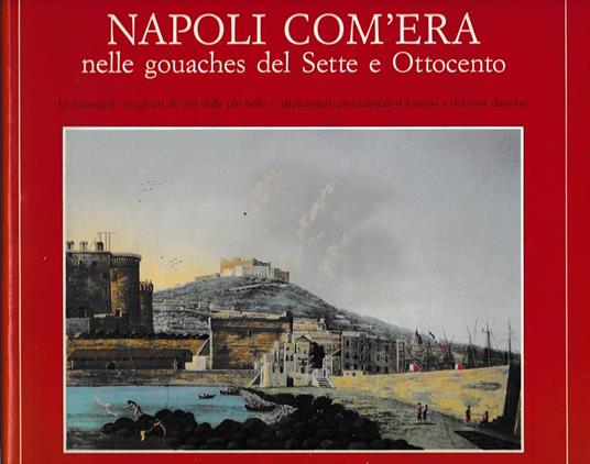 Napoli com'era nelle gouaches del Sette e Ottocento. Ediz. illustrata - Giancarlo Alisio,Pier Andrea De Rosa,Paolo E. Trastulli - copertina