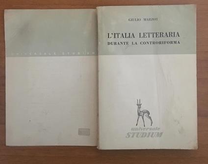 L' Italia Letteraria - Giulio Marzot - copertina