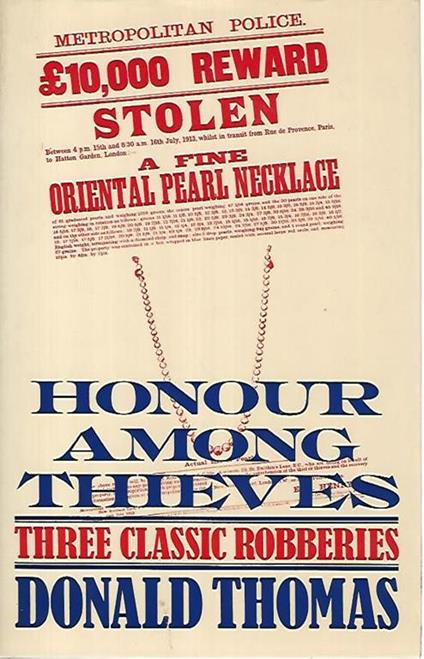Honour among thieves - Donald Thomas - copertina