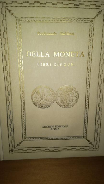 Della Moneta - Ferdinando Galliani - copertina