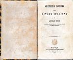 Grammatica novissima della lingua italiana